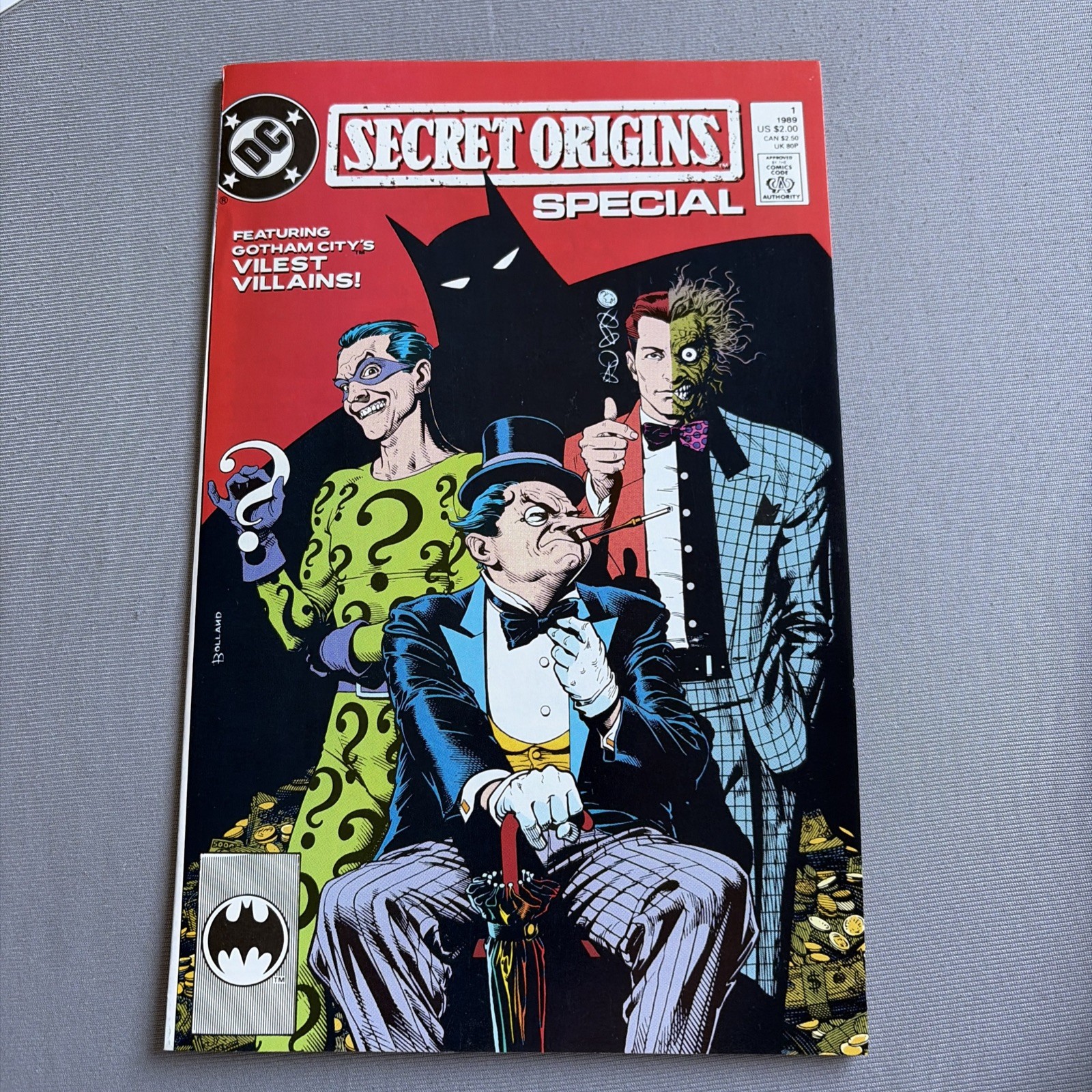 Secret Origins Special #1 1989 SAM KIETH Gotham DC Villains