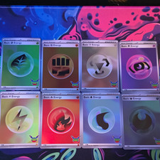 Pokémon Holo Basic Energy Lot 30th Anniversary