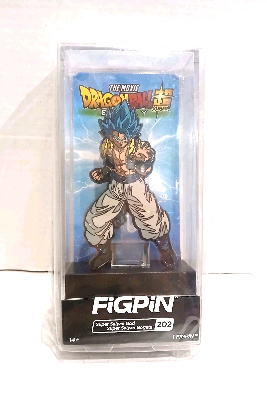 Spilla figura smaltata FiGPiN Dragonball Super Movie Broly Super Saiyan Gogeta 202