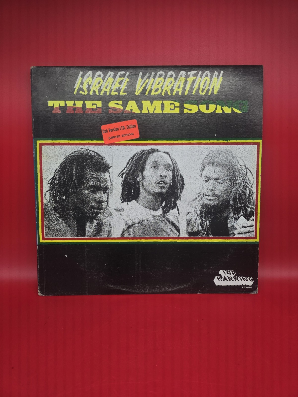 Israel Vibration - The Same Song DUB VERSION w sticker VG Rare