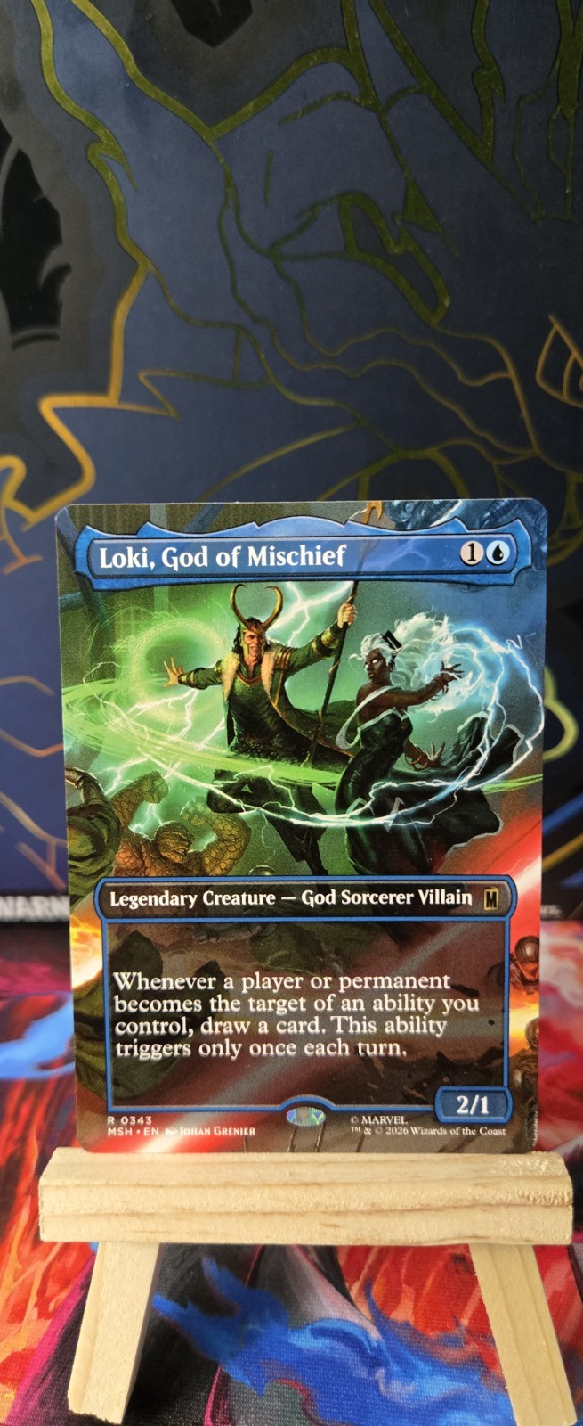 Loki, God of Mischief (Borderless) Marvel Super Heroes Regular