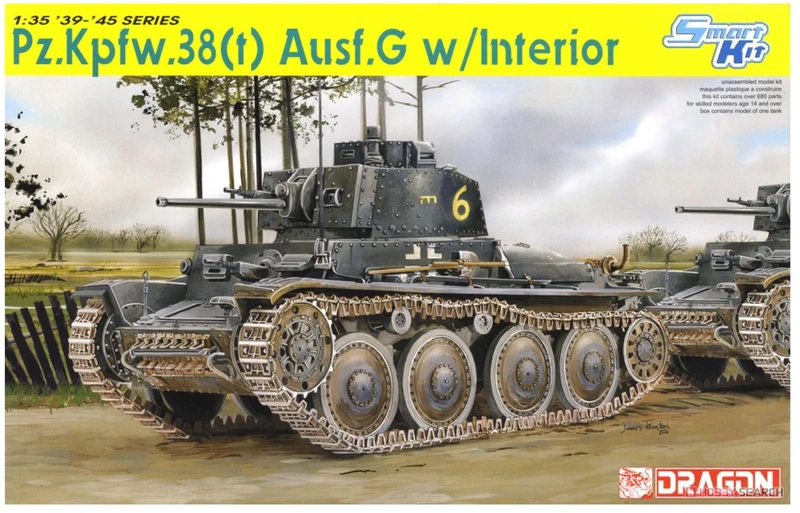 Dragon 1/35 Pz.Kpfw. 38(t) Ausf. G w/Interior