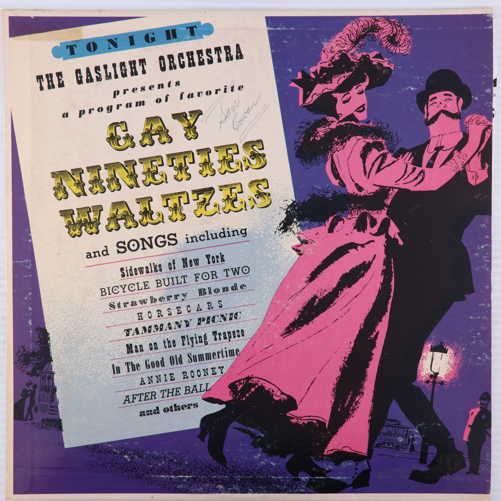 The Gaslight Orchestra – Gay Nineties Waltzes - 1959 Mono Vinyl LP P-3400