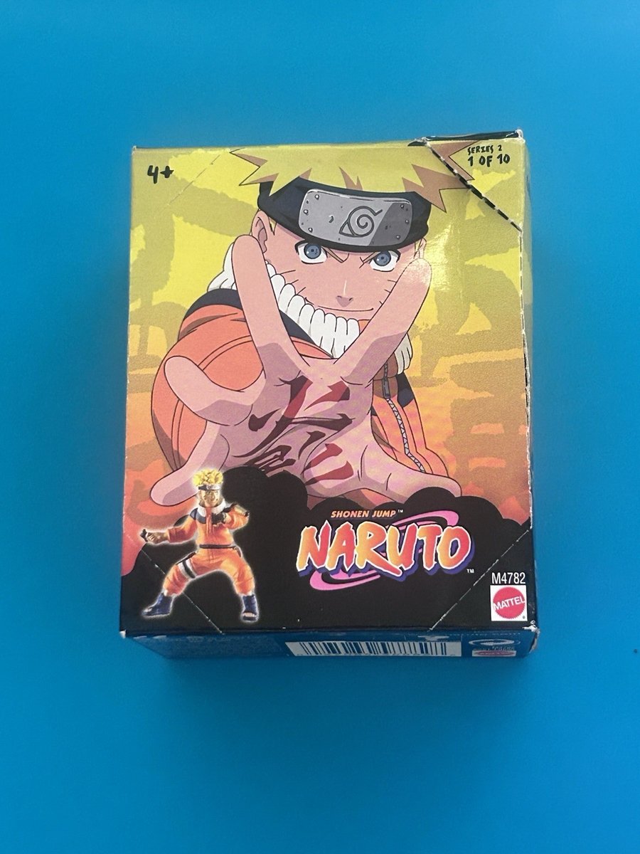 Naruto Uzumaki 1 di 10 Serie 2 3" Mattel Figura Albero Esposizione da Collezione