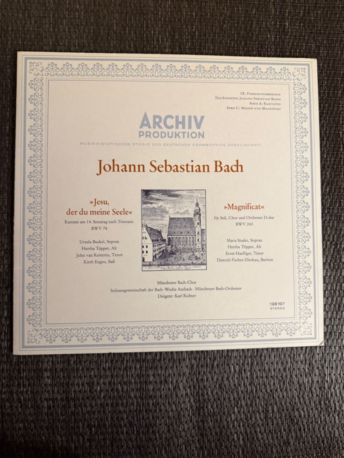 J. S. Bach - Jesu der du meine Seele, Magnificat 📀 Vinyl