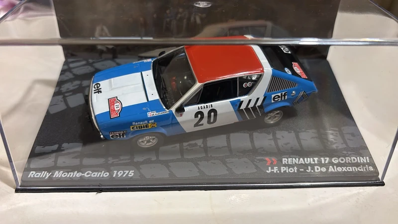 RALLY Modellino 1:43 Ixo - Passione Rally -- Piot Reanult 17 Gordini MonteCarlo 1975