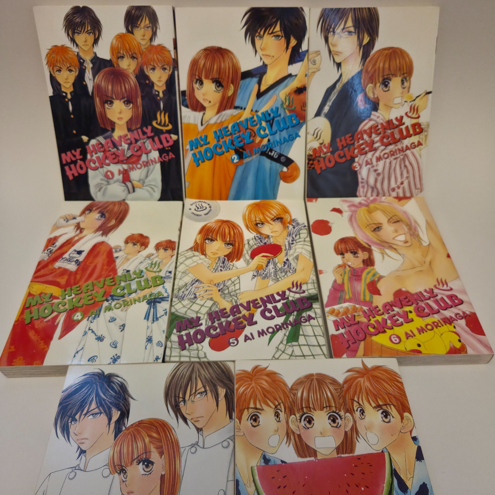 My Heavenly Hockey Club Vol 1-8 (Full Released Set) English Manga by Ai Morinaga