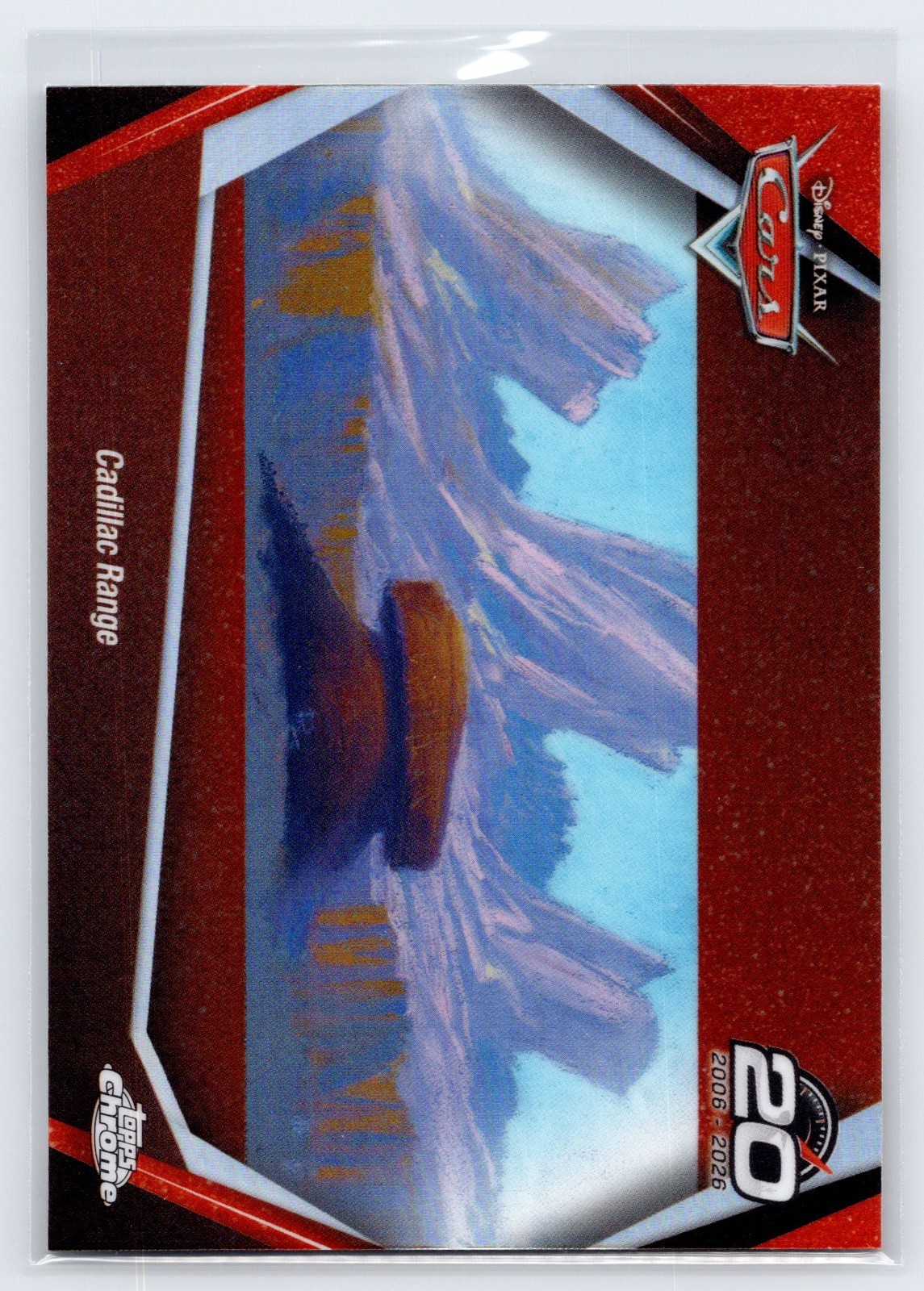 2026 Topps Disney Chrome Cars 20° anniversario gamma Cadillac CRS-9
