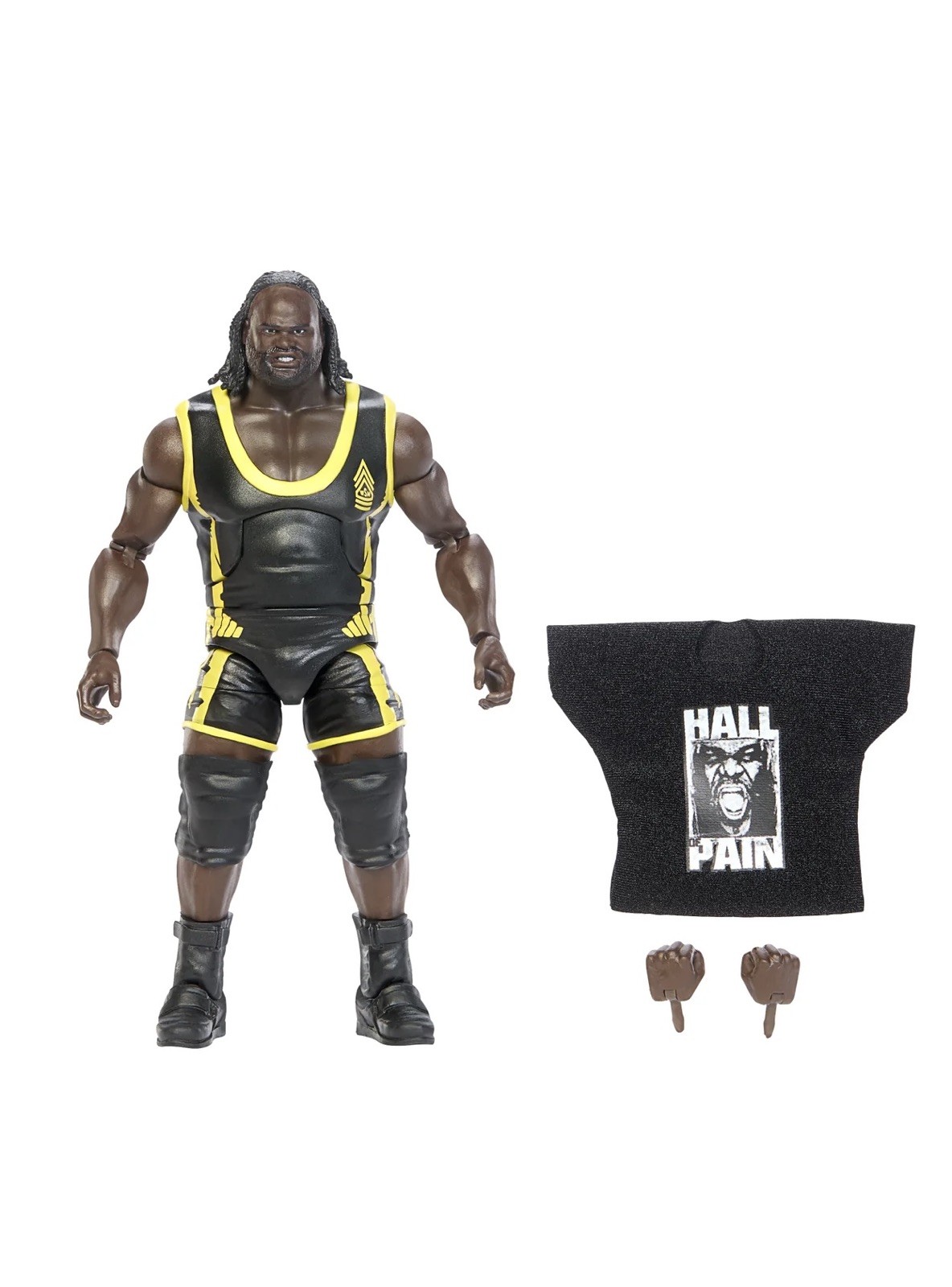 WWE Elite Legends Series 32 Mark Henry NO BAF PARTI FUORI SCATOLA IN MANO