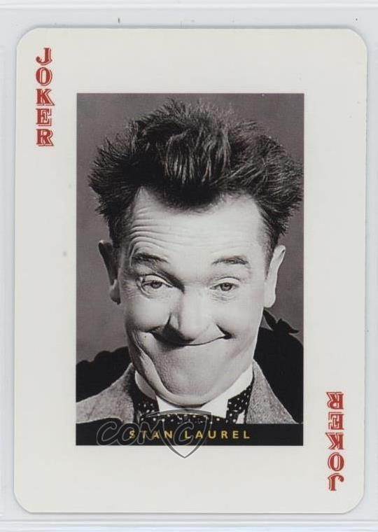 Carte da gioco 1997 Piatnik Holywood grandi stelle del cinema Stan Laurel #JOKER 11bd