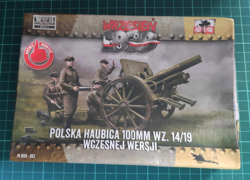 Cañon 100mm WZ 14/19 Polonia 1939, First To Figt 1/72
