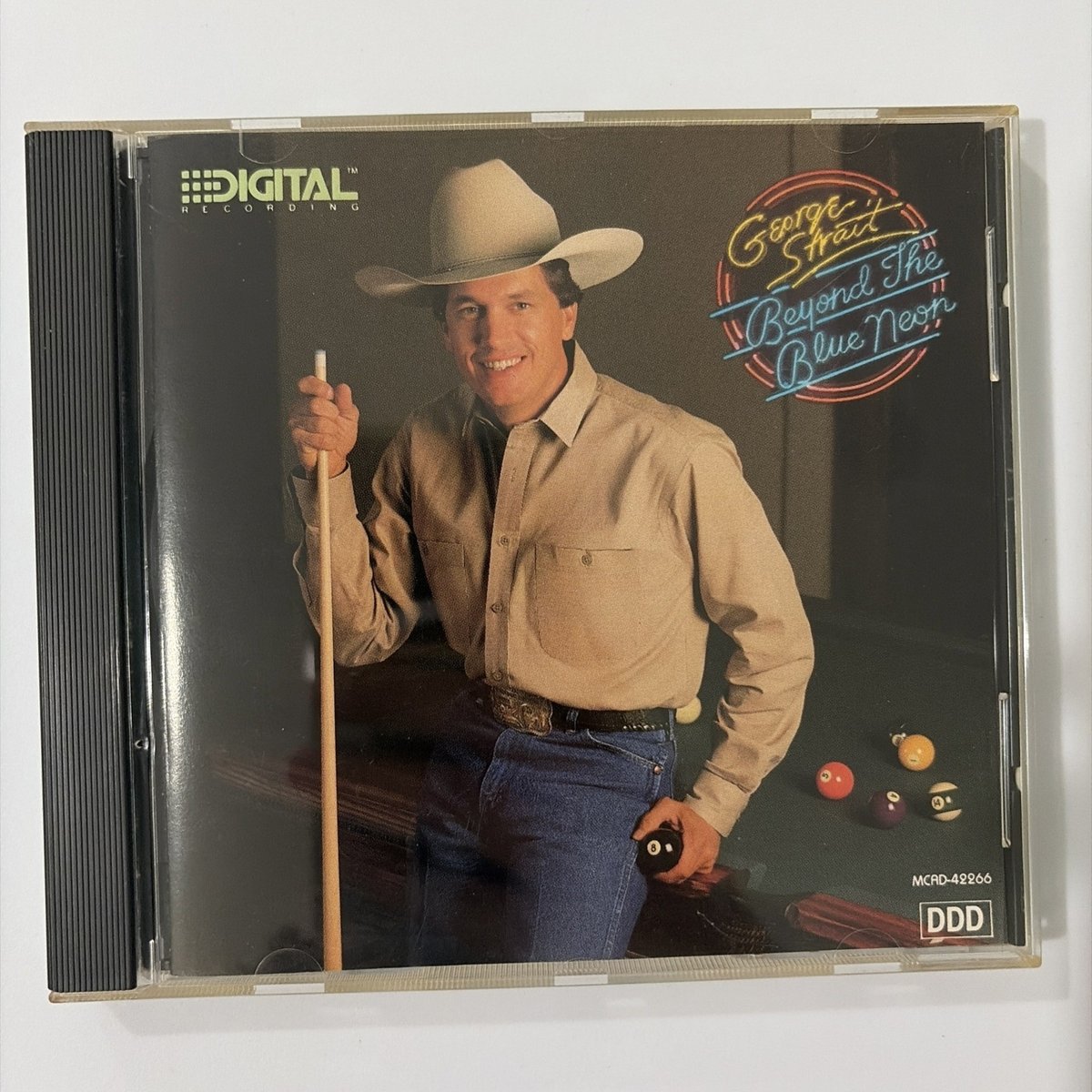 George Strait, Beyond The Blue Neon CD - 1989 - Baby's Gotten Good At Goodbye