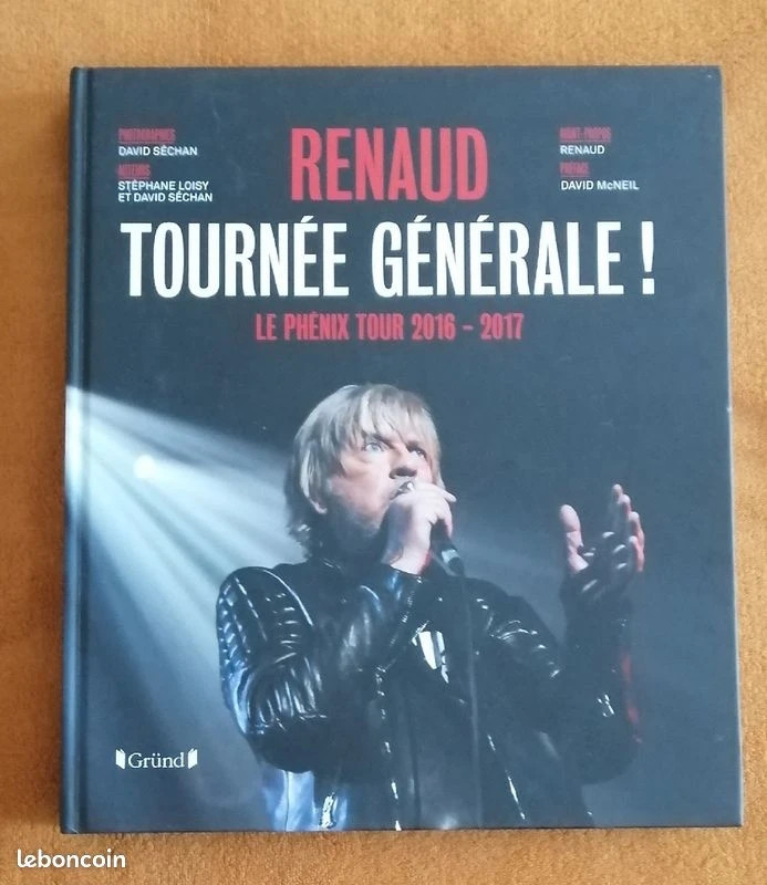 Livre Renaud tournée générale