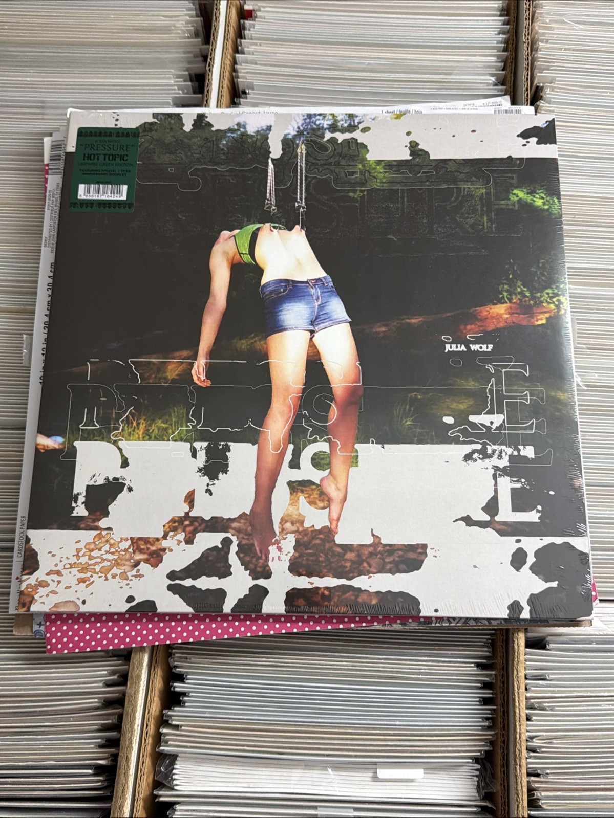 JULIA WOLF PRESSURE LIMEWIRE GREEN vinyl lp tour photo booklet new sealed 2026