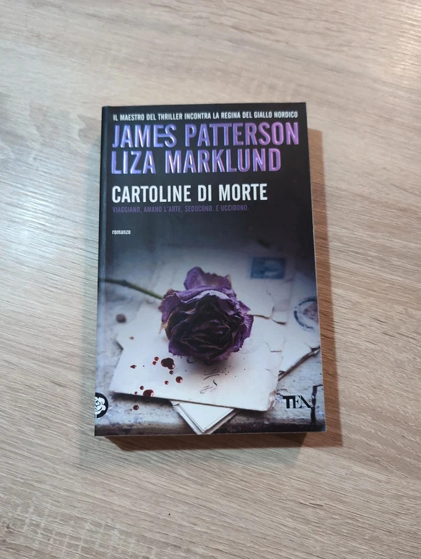 Libro James Patterson Liza Marklund "Cartoline di morte" Thriller Giallo
