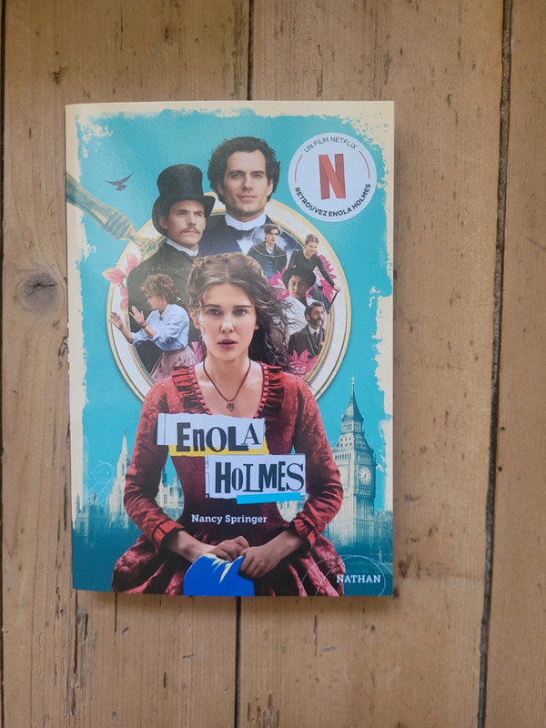 Livre: Enola Holmes tome 1 (neuf)