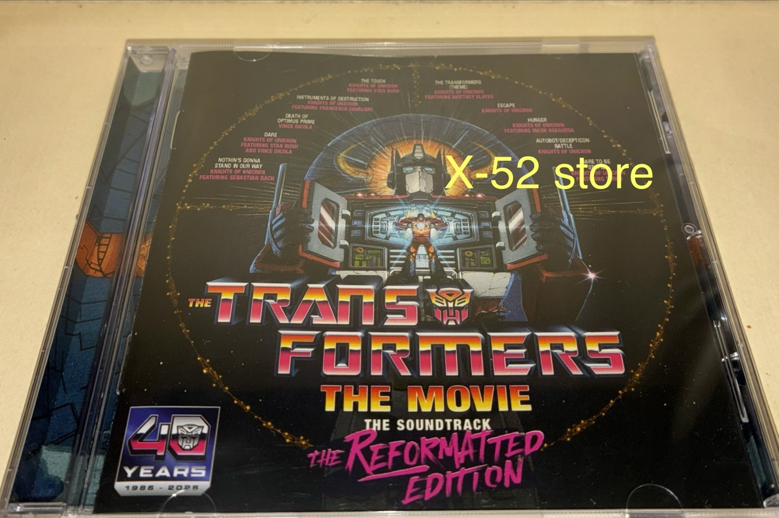 Transformers Movie CD Soundtrack Reformatted Edition SEALED Optimus Prme Unicron