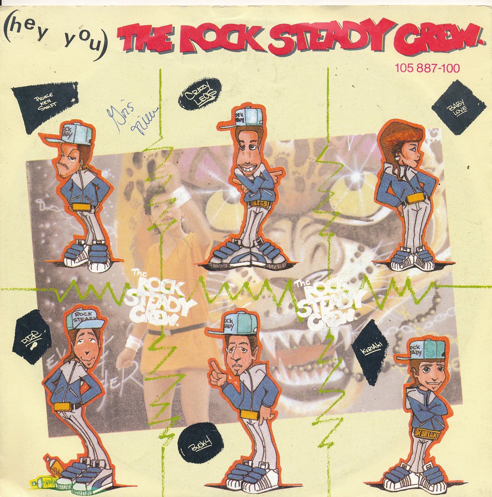 Hey You - The Rock Steady Crew - Single 7" Vinyl 205/15