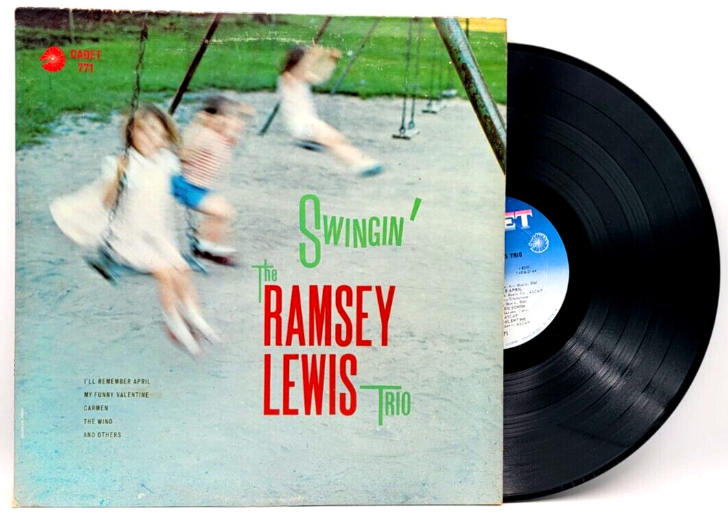 RAMSEY LEWIS TRIO - SWINGIN' - JAZZ LP RECORD CADET