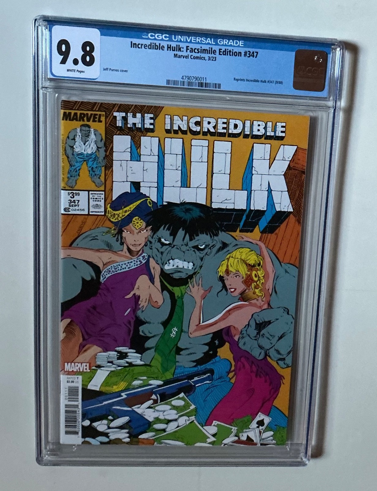 CGC 9.8 Incredible Hulk: Facsimile Edition #347