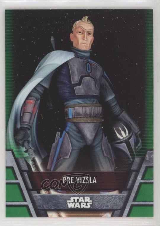 2020 Topps Star Wars Holocron verde Pre Vizsla #MD-1 2k3