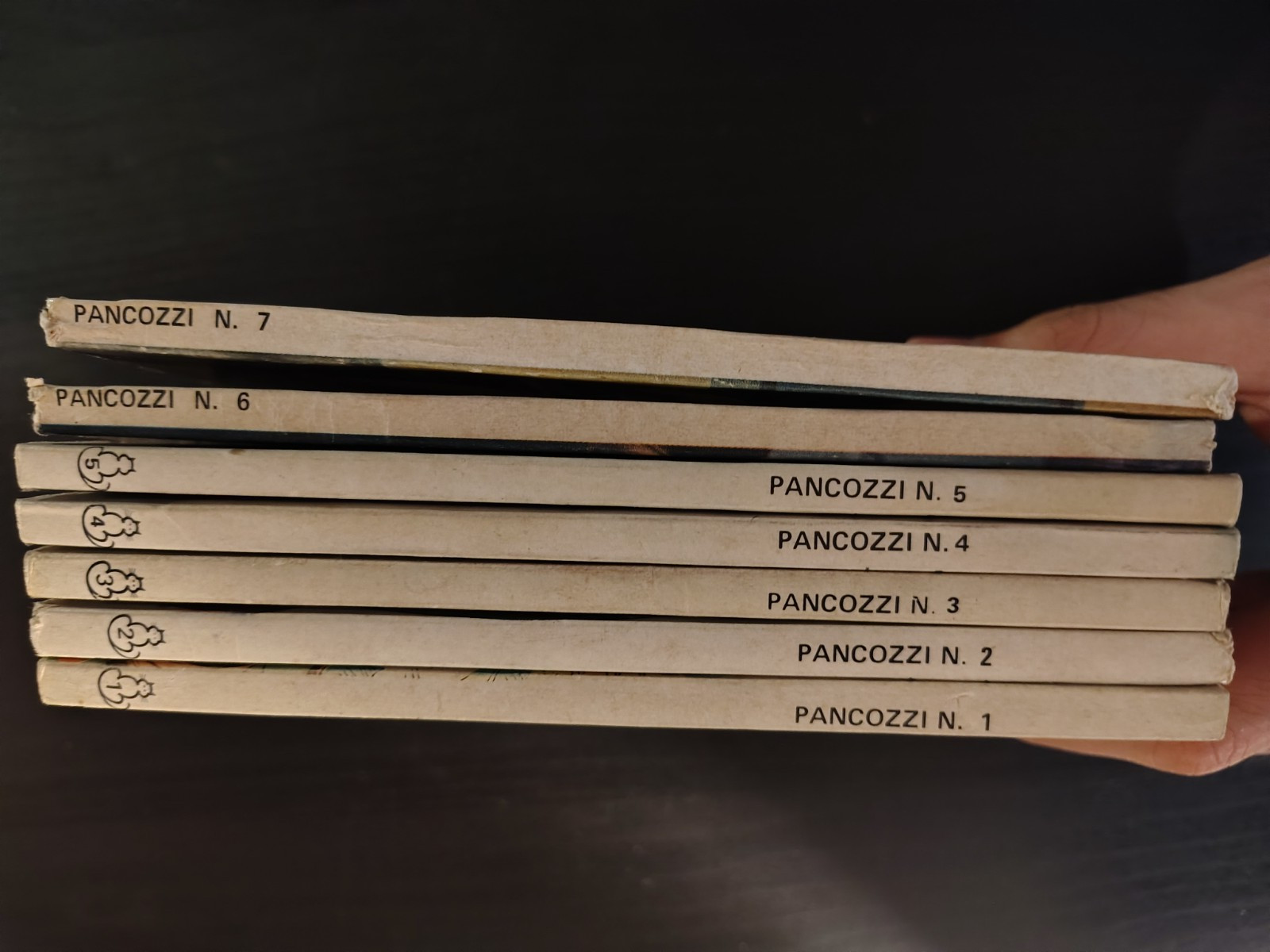 PANCOZZI (SERIE COMPLETA 1 a 7) - EDINATIONAL 1975 (Fumetto erotico-humor)