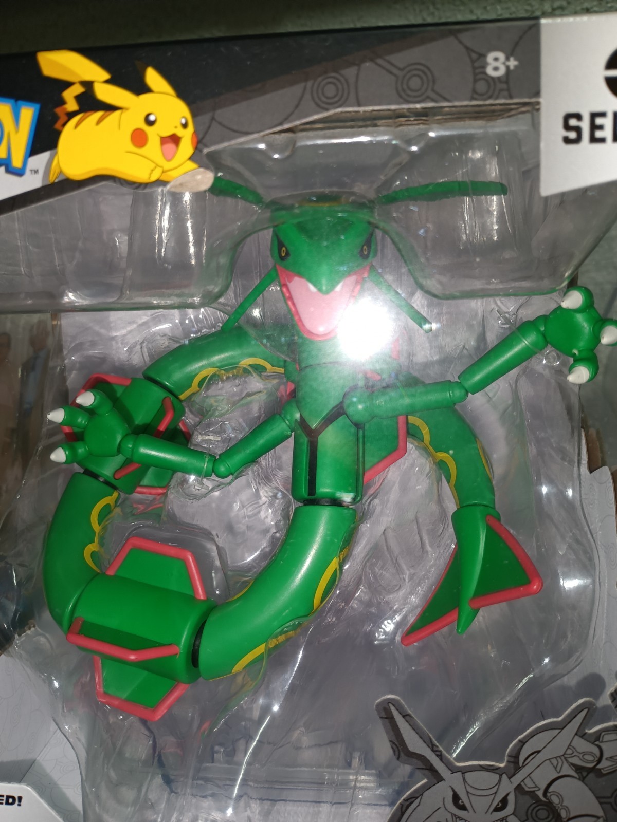 Pokemon Seleziona Rayquaza (scatola danneggiata) Jazwares Smeraldo