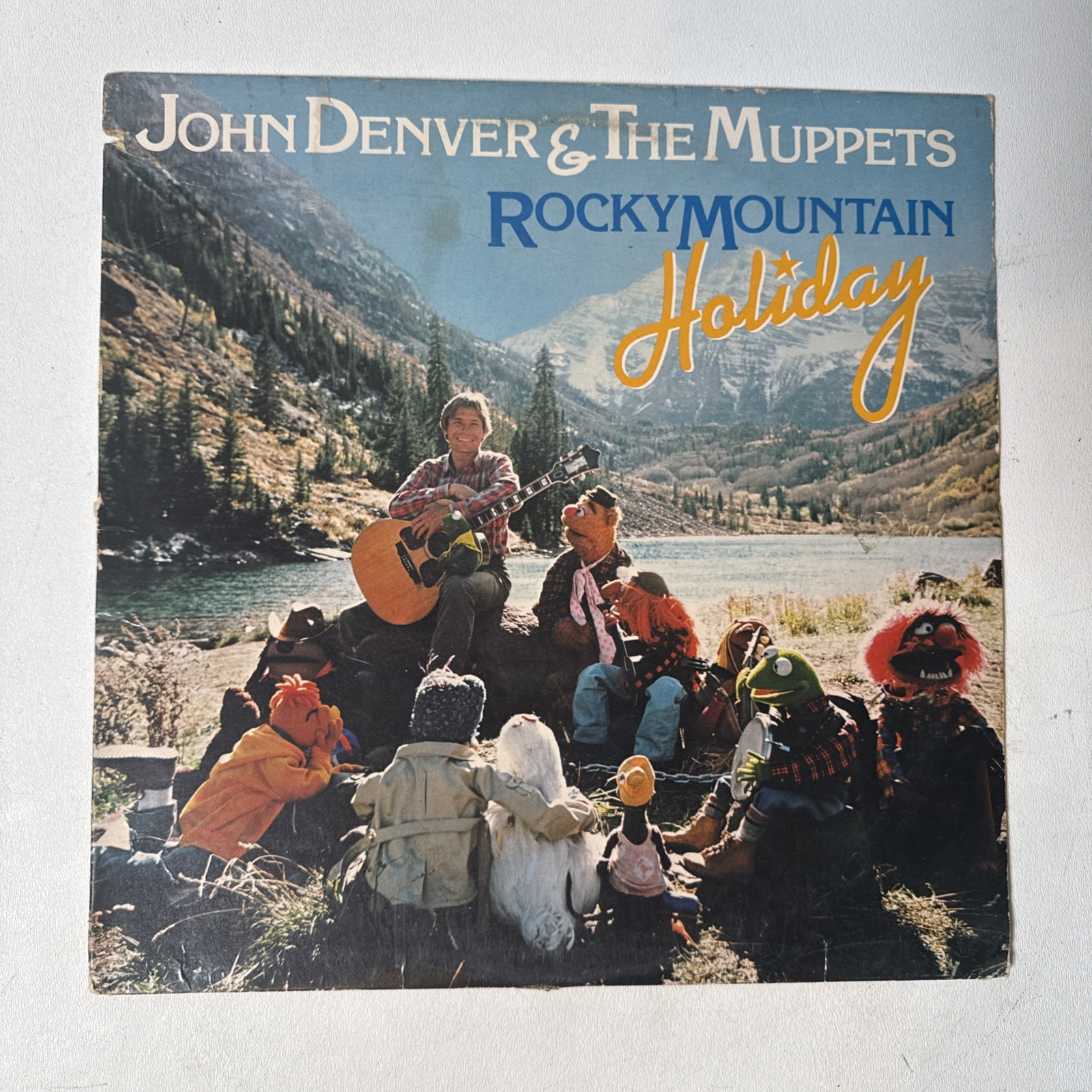 John Denver & The Muppets Rocky Mountain Holiday 1983 RCA Vinyl LP Record