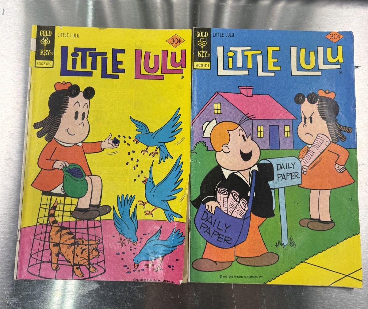 Little Lulu fumetto 1976 settembre novembre 609 611 vintage