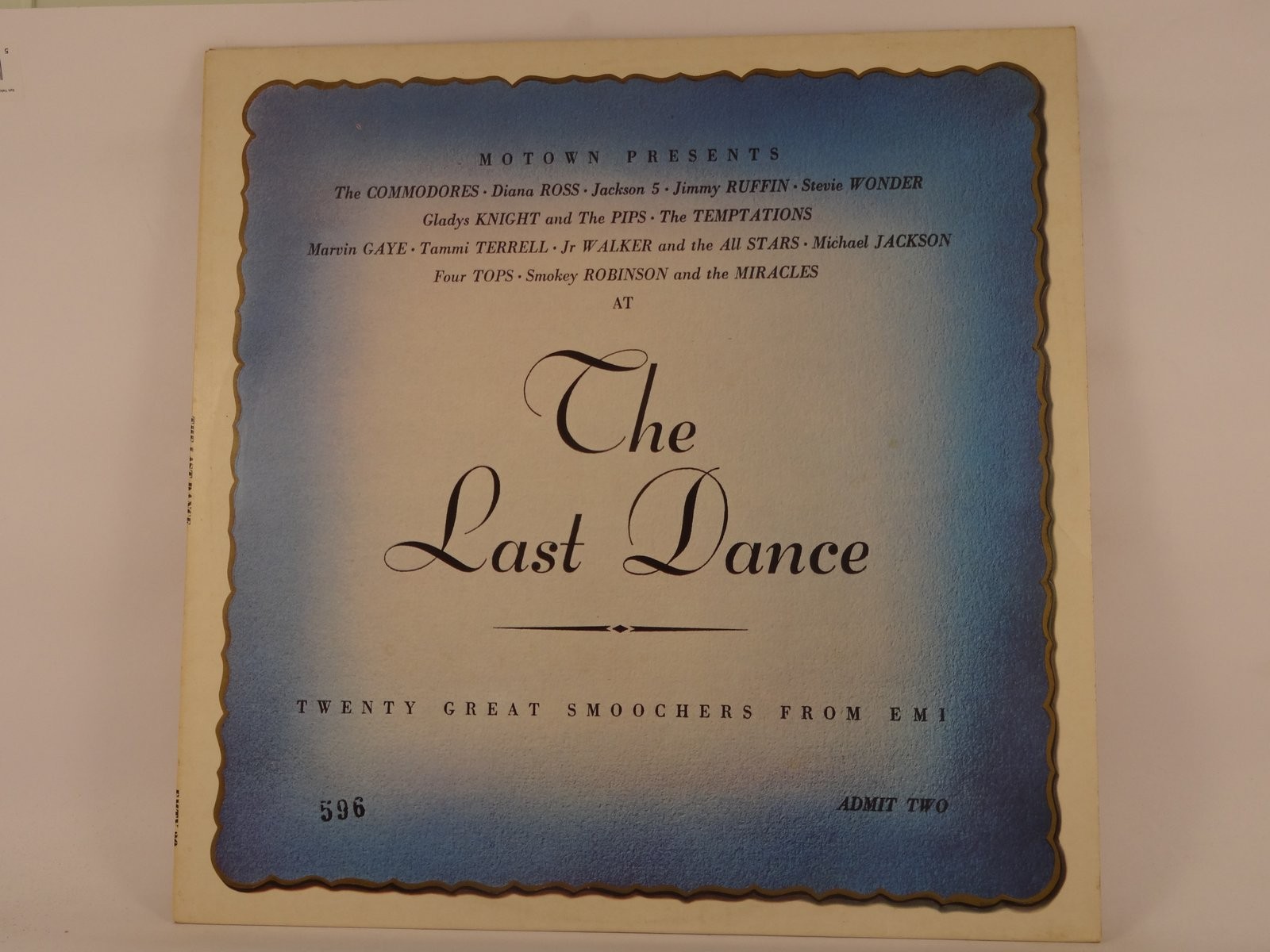 VARIOUS ARTISTS THE LAST DANCE (437) LP MOTOWN