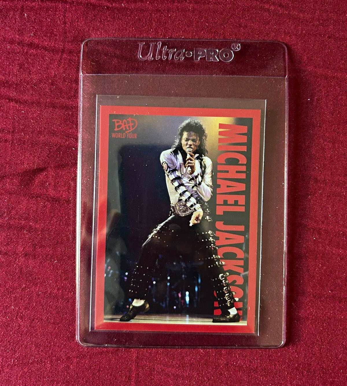 Michael Jackson 2025 Keepsake BAD World Tour 78/87 Mirror Serial #82