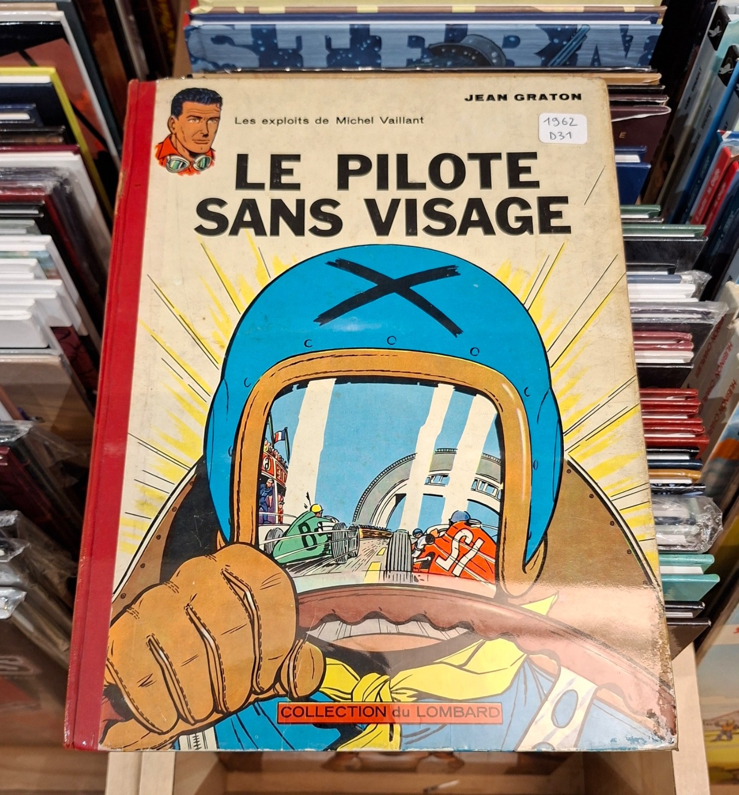 Michel Vaillant T.2 Le pilote sans visage _ Collection Lombard/ B31 Ed° 1962 BE-