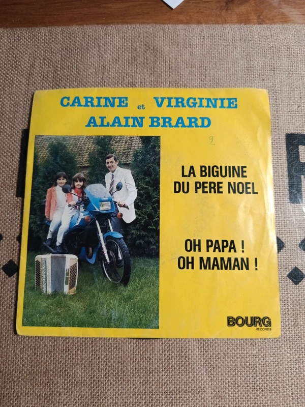 Disque 45 tours Carine Virginie et Alain Brard
