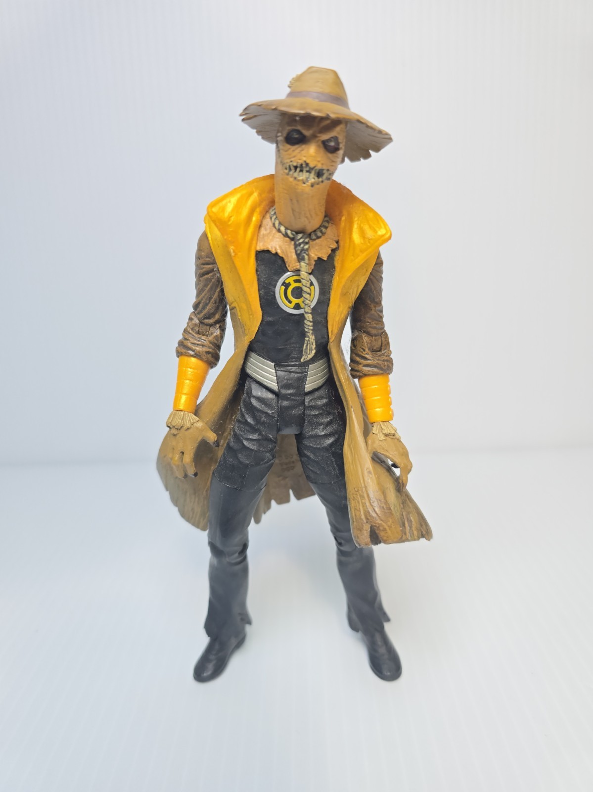 DC Direct Blackest Night Yellow Lantern Sinestro Corps Scarecrow Action Figure