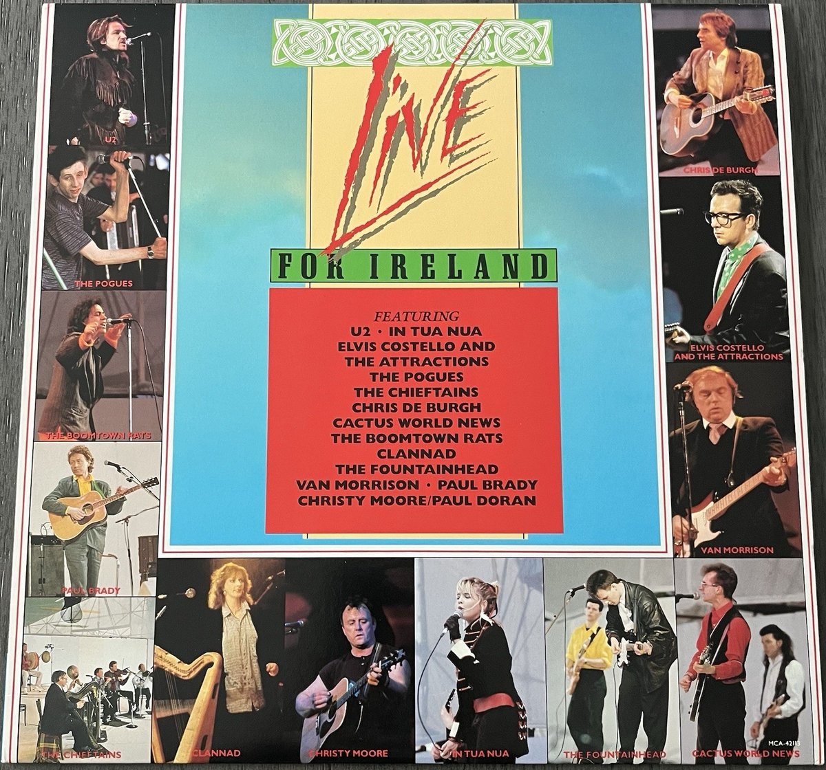 Various Artists~Live For Ireland/LP-Mint Vinyl/Mint Cover/M Labels