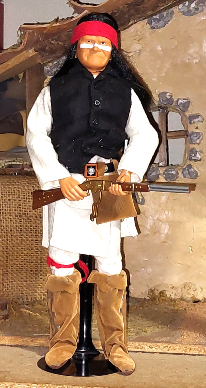 Soldatini cane 1/6 nativi americani Chiricahau Apache figura cowboy western #3