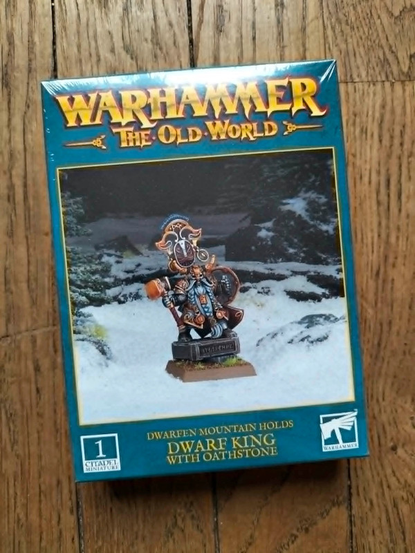 Dwarf King - the Old World Warhammer Battle Fantasy