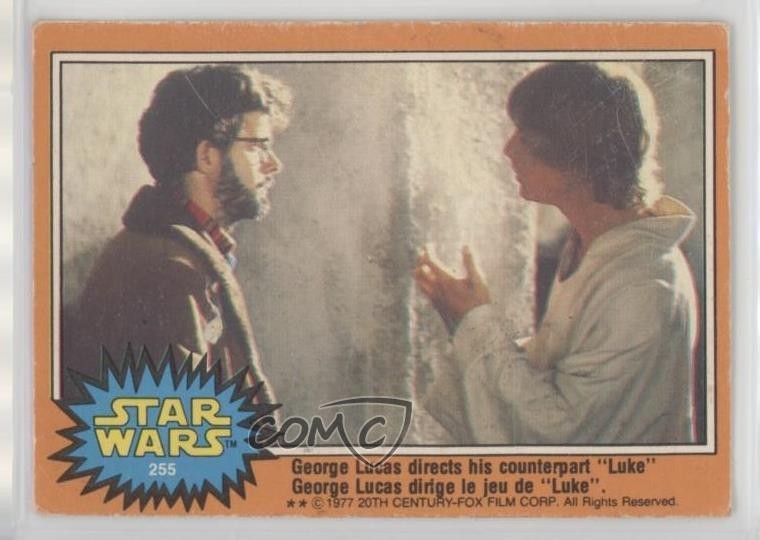 1977 O-Pee-Chee Star Wars George Lucas Luke Skywalker Mark Hamill #255 1e8j