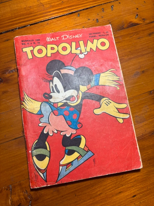 Topolino libretto originale N 10 non rifilato più che ottimo
