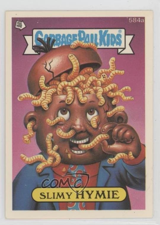 Topps Garbage Pail Kids 1988 serie 15 Slimy Hymie (puzzle completo posteriore) 1u6