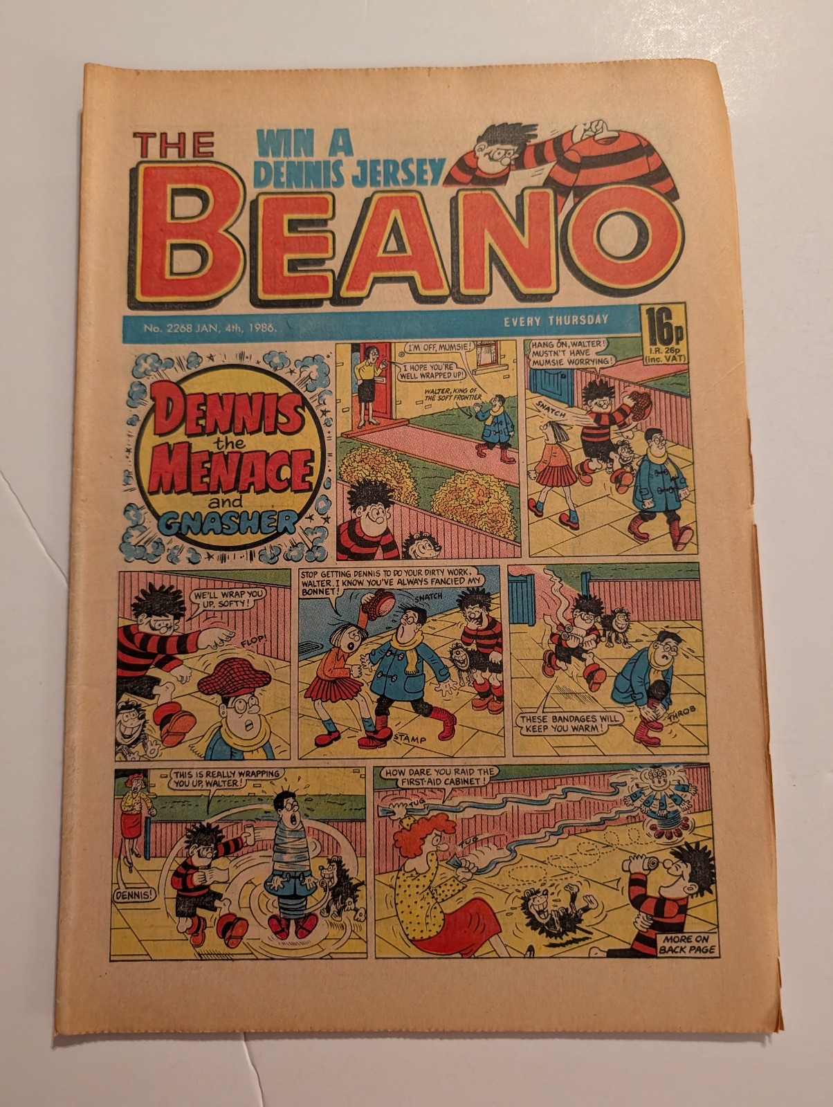 Beano Comic No 2268, January 4th 1986.