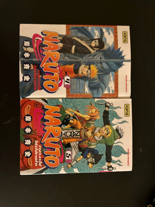 Lot deux naruto tome 4 et 5