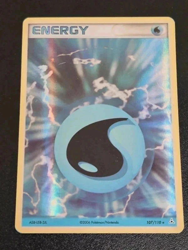 Carte Pokémon Énergie Eau 107/110 Holo Reverse EX Fantômes Holon JCC FR