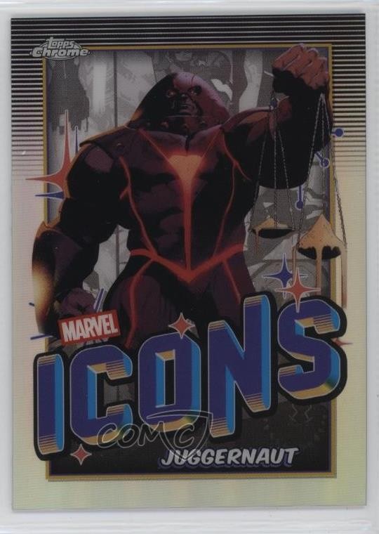 2025 Topps Chrome Marvel Comics Marvel Icons Juggernaut #MI-10 0kq