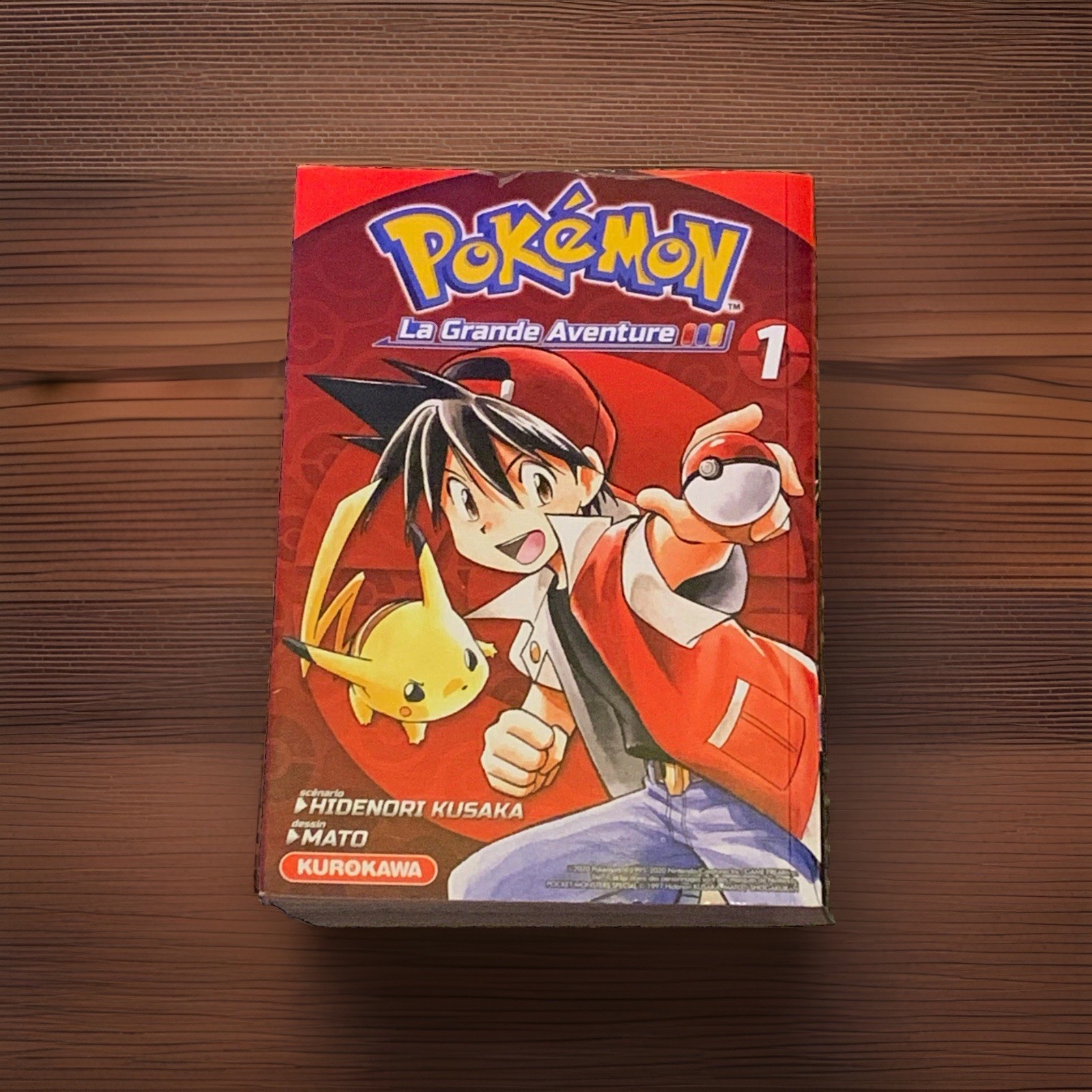 Pokémon La Grande Aventure Tome 1 French Manga Softcover Kurokawa 2014