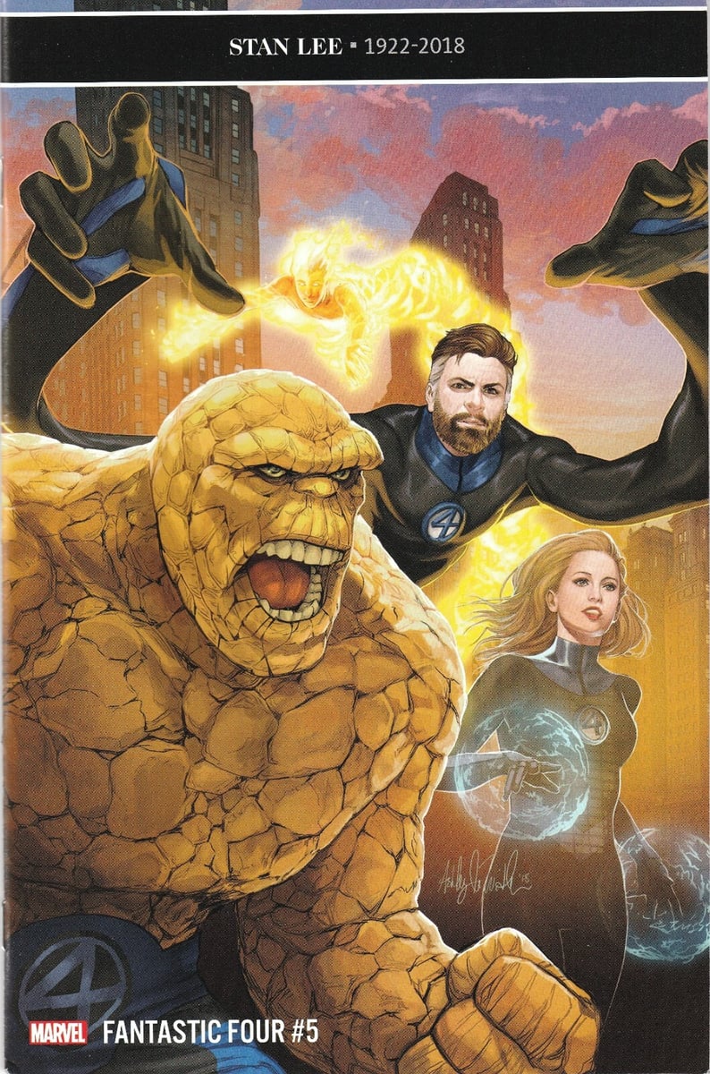FANTASTIC FOUR #5 GIGANTE (2018) ASHLEY WITTER VARIANTE INCENTIVE 1:10 ~ NON LETTO NM
