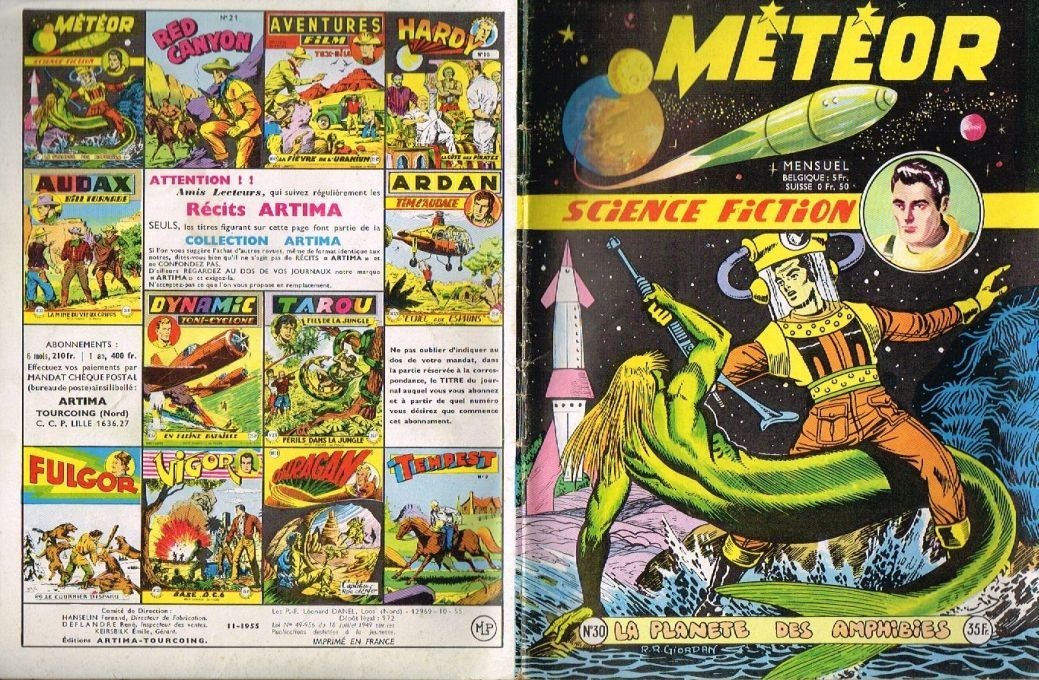 METEOR NUMERO 30  ARTIMA 1955