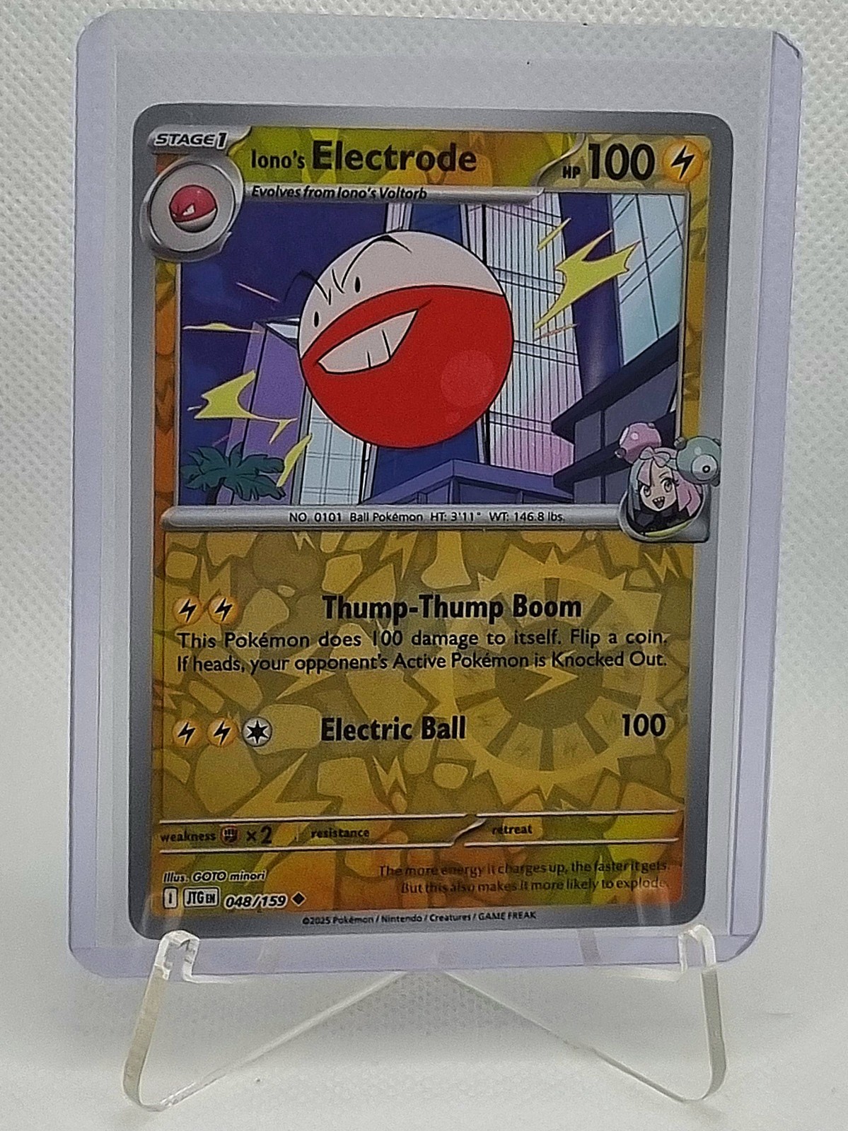 Iono's Electrode 048/159 SV09 Journey Together Energy RH Pokémon TCG MULTI-BUY