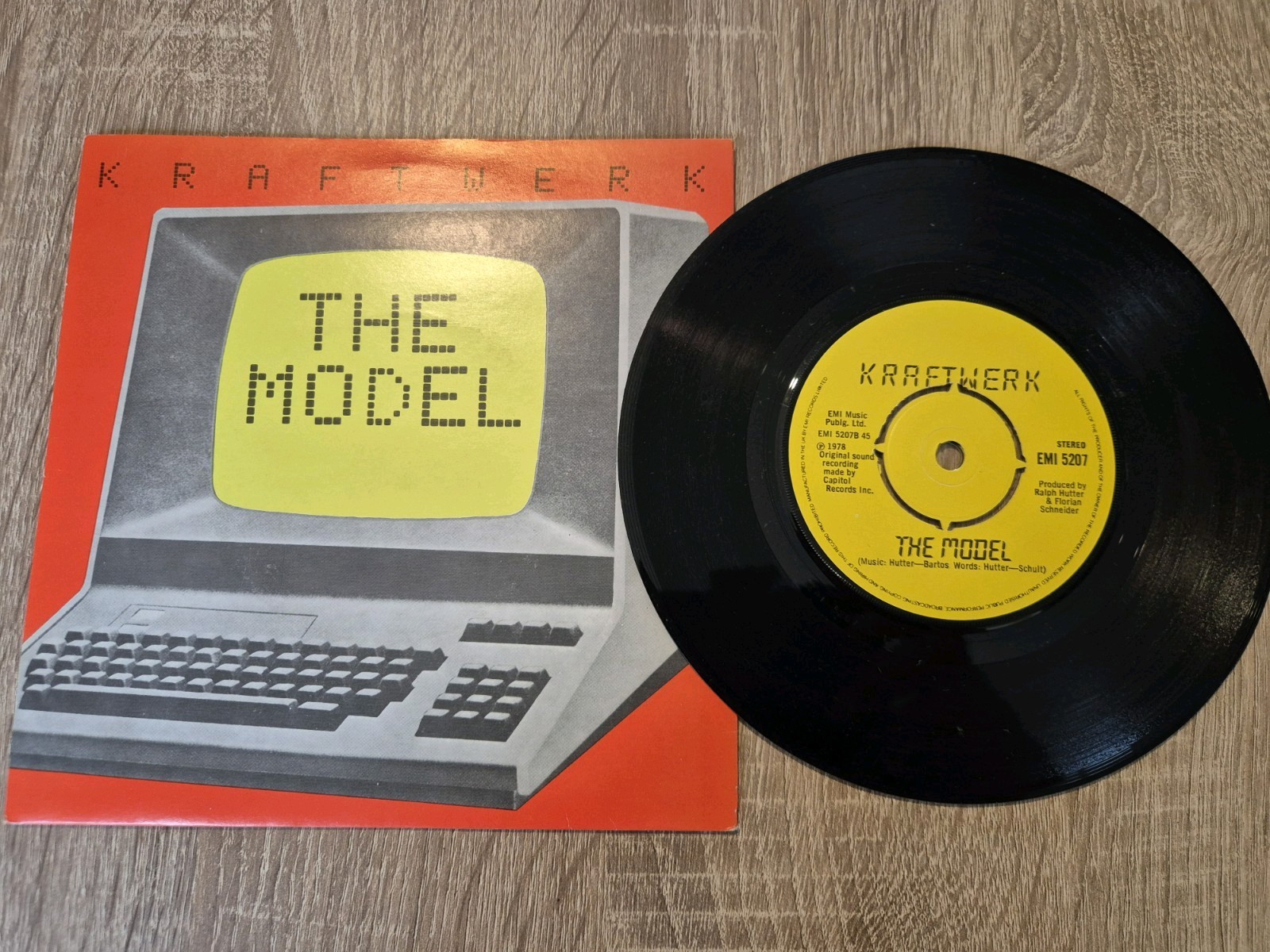 KRAFTWERK " THE MODEL " 7" VINYL SINGLE