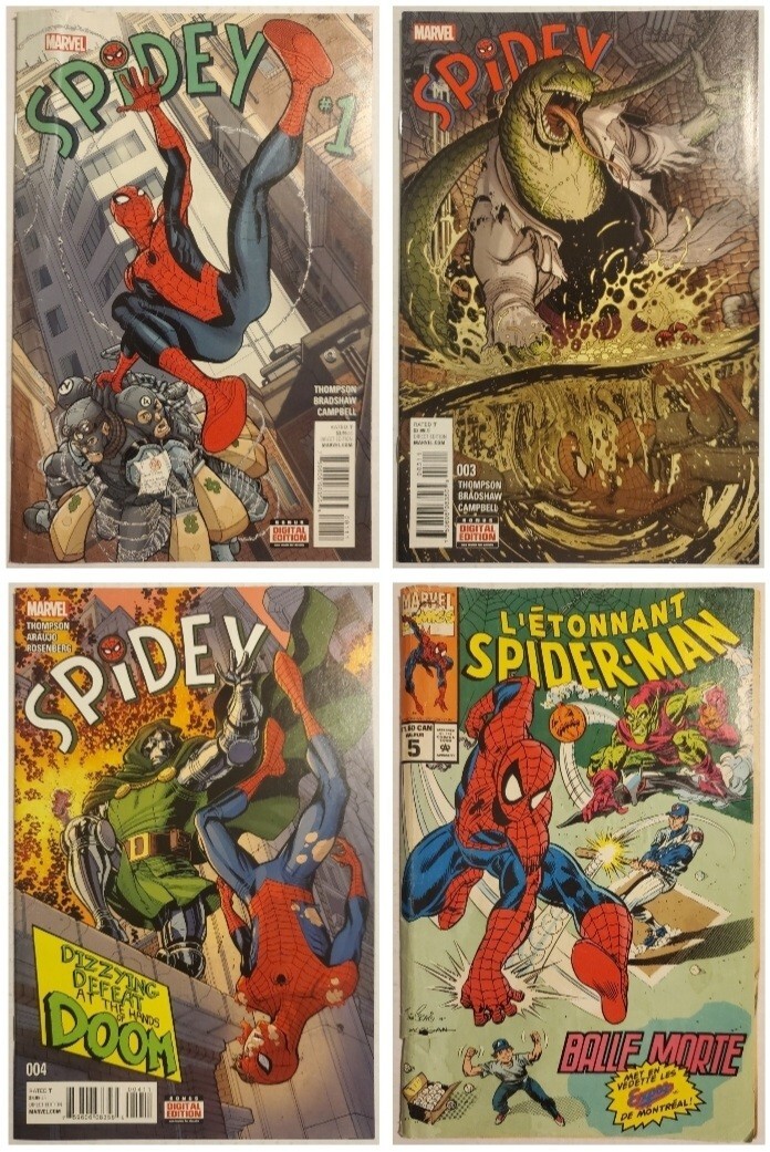 L'ETONNANT SPIDER-MAN #5 RARA VARIANTE CANADESE FRANCESE & SPIDEY 1 2 4 DOCTOR DOOM